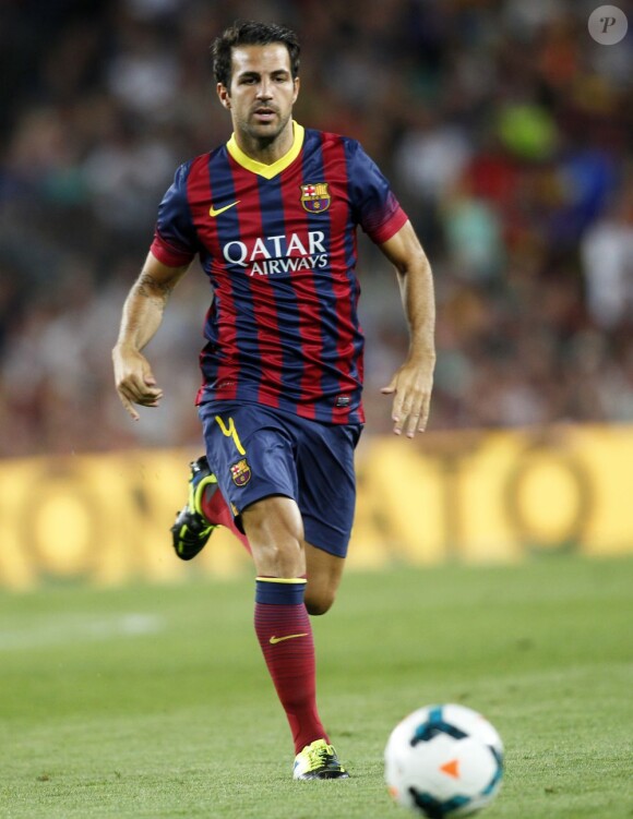 Cesc Fabregas à Barcelone, le 2 août 2013.