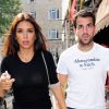 Cesc Fabregas et Daniella Semaan à Londres le 23 septembre 2014.