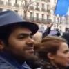 Jamel Debbouze et Mélissa Theuriau - Marche républicaine à Paris, le 11 janvier 2015
