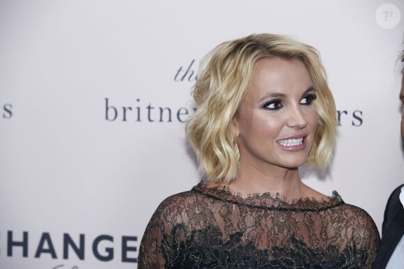 Britney Spears présente sa collection de lingerie "The Intimate Britney Spears" à Copenhague, le 25 septembre 2014.  