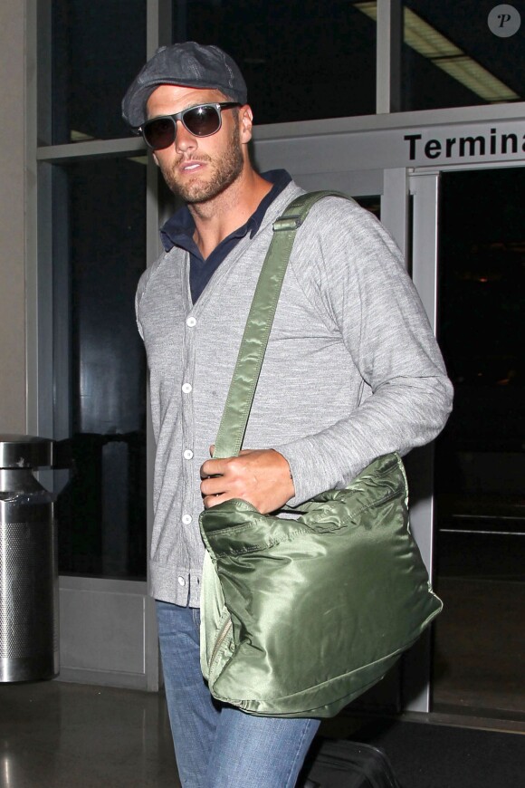 Tom Brady lors de son arrivée à LAX Airport le 1er juillet 2014