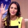 Leila, grande gagnant de Secret Story 8, était l'invitée de Naoufel Ouertani sur le plateau de "Labès" (émission tunisienne), le 18 octobre 2014.