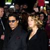 Johnny Depp et Amber Heard lors de la première de Charlie Mortdecai à Londres le 19 janvier 2015.