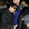 Johnny Depp lors de la première de Charlie Mortdecai à Londres le 19 janvier 2015.