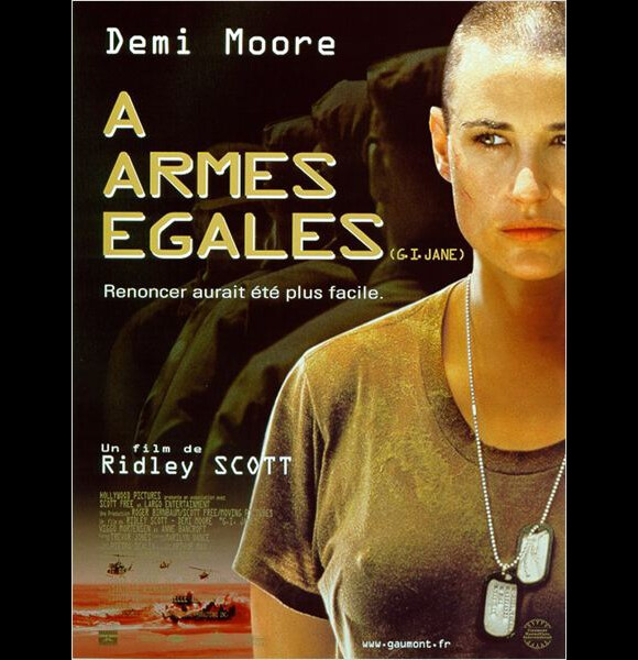 Demi Moore dans A Armes Egales sorti en 1998