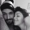 Thomas Vergara poste une photo de Nabilla et lui au temps du bonheur pour célébrer leur deux ans d'amour, sur Twitter, le 13 janvier 2015