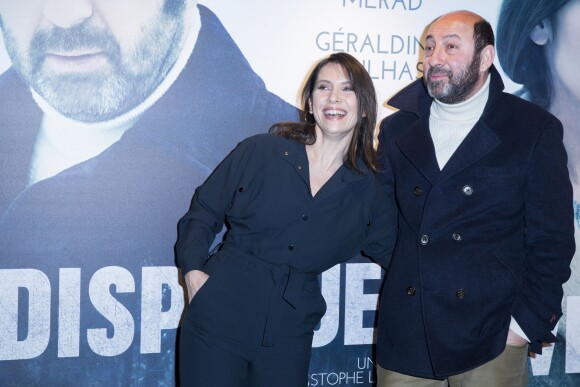 Géraldine Pailhas et Kad Merad - Première "Disparue en Hiver" à l'UGC Ciné Cité Bercy à Paris le 20 janvier 2015.