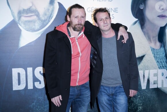 Francis Renaud et Christophe Lamotte - Première "Disparue d'Hiver" à l'UGC Ciné Cité Bercy à Paris le 20 janvier 2015.