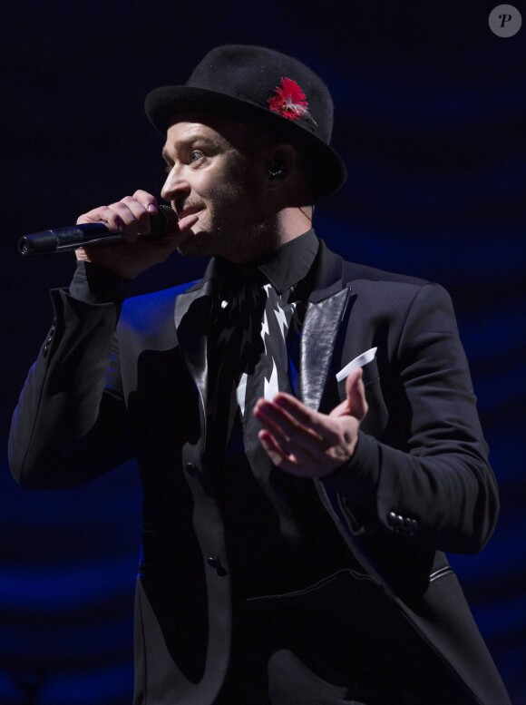 Justin Timberlake lors du "V Festival" à Chelmsford. Le 16 août 2014 
