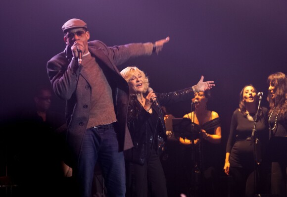 JoeyStarr lors du concert de Nicoletta au Bataclan, le 23 novembre 2013.