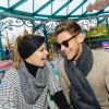 Rayane Bensetti et Denitsa Ikonomova ont passé une journée inoubliable au parc Disneyland à Marne-la-Vallée. Janvier 2015.