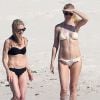 Exclusif - Gwyneth Paltrow en vacances sur la plage de Cabo San Lucas au Mexique le 17 janvier 2015. Gwyneth est avec son amie Crystal Lourd qui va fêter son anniversaire.  