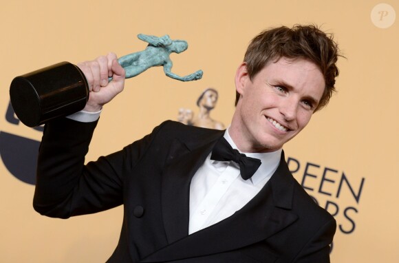 Eddie Redmayne 21e cérémonie des Screen Actors Guild Awards remis au Shrine Auditorium à Los Angeles, le 25 janvier 2015.