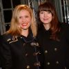 Lilou Fogli et Delphine McCarty assistent au défilé Alexis Mabille haute couture printemps-été 2015 à la Fondation Mona Bismarck. Paris, le 26 janvier 2015.