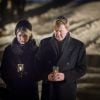 Le roi Willem-Alexander et la reine Maxima des Pays-Bas étaient particulièrement émus au moment de déposer une bougie à Auschwitz-Birkenau le 27 janvier 2015 lors de la cérémonie pour les 70 ans de la libération du camp de concentration et d'extermination