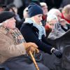 La princesse Mette-Marit de Norvège assiste à une messe commémorative à la mémoire de l'Holocauste à Oslo en Norvège le 27 janvier 2015.  The Crown Princess Mette Marit attends the International Holocaust Remembrance Day in Akershuskaia, Oslo, January 27, 2015.27/01/2015 - Oslo