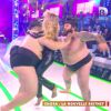 Enora Malagré danse de façon sexy sur du Britney Spears et se blesse. Emission Touche pas à mon prime (D8). Le 28 janvier 2015.