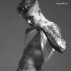 Justin Bieber nouvelle égérie pour la publicité Calvin Klein le 7 janvier 2015.  
