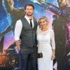 Chis Hemsworth et sa femme Elsa Pataky à Londres le 24 juillet 2014.