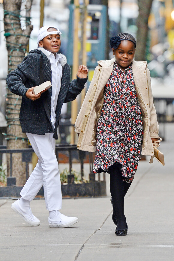 Mercy James et David Banda à New York, le 23 mars 2014.
