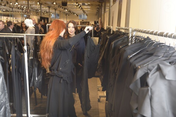 La princesse Mary de Danemark en visite à la fashion week de Copenhague, le 30 janvier 2015