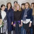  La princesse Mary de Danemark en visite à l'exposition Revolver Fashion lors de la Fashion Week de Copenhague, le 30 janvier 2015 