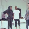 Rihanna et Kanye West sur le tournage du clip de "FourFiveSeconds", réalisé par Inez et Vinoodh.