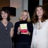 Exclusif - Nelly Alard, Virginie Despentes et Capucine Motte - Soirée de remise du prix Anaïs Nin à Virginie Despentes pour son livre "Vernon Subutex" au restaurant Victoria 1813, à Paris le 26 janvier 2015.