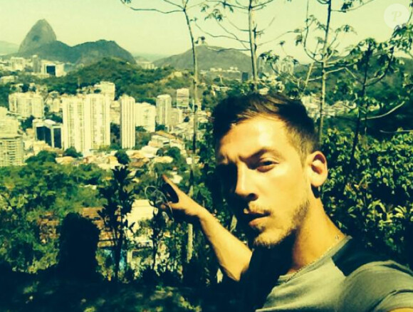 Micha à Rio pour le tournage des Anges 7. Janvier 2015.