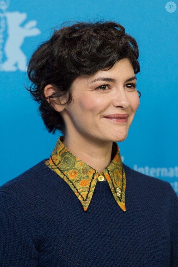 Audrey Tautou lors de la 65e édition du festival international du film de Berlin en Allemagne le 5 février 2015.