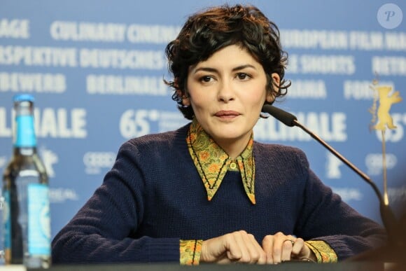 Audrey Tautou - Conférence de presse du jury lors de la 65e édition du festival international du film de Berlin en Allemagne le 5 février 2015.