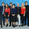 Daniel Brühl, Claudia Llosa, Darren Aronofsky, Audrey Tautou, Matthew Weiner, Martha De Laurentiis et Bong Joon-ho - Photocall du jury lors de la 65e édition du festival international du film de Berlin en Allemagne le 5 février 2015.