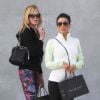 Eva Longoria et Melanie Griffith passent la journée ensemble à Beverly Hills, le 3 février 2015. Elles sont d'abord allées faire du shopping avant d'aller déjeuner au restaurant "Gracias Madre".