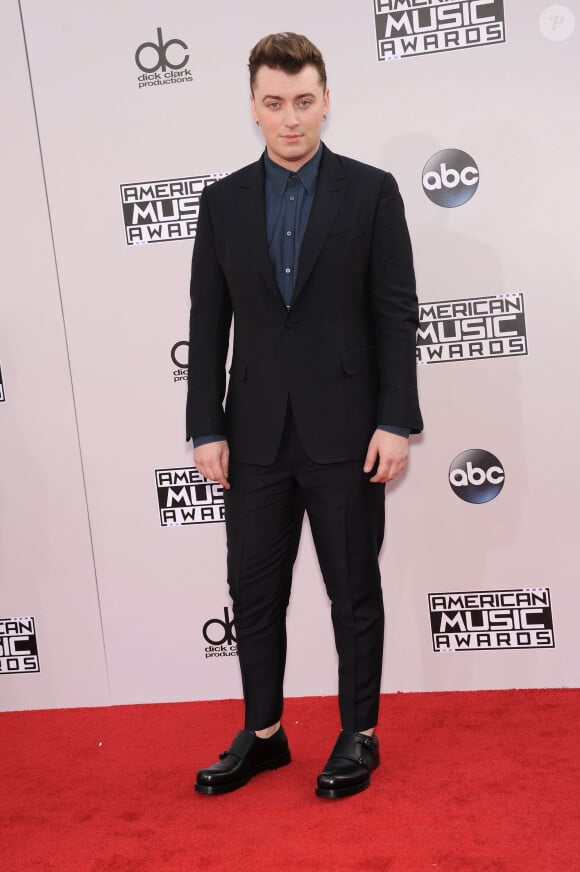 Sam Smith à la Soirée "American Music Award" à Los Angeles le 23 novembre 2014. 
