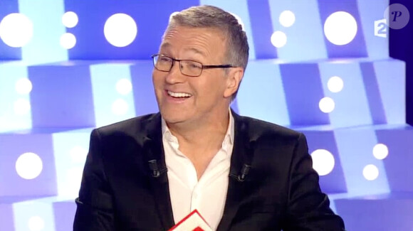 Laurent Ruquier - Sylvain Tesson, le visage paralysé, revient sur son accident dans On n'est pas couché sur France 2. Le 7 février 2015.