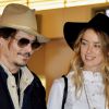 Johnny Depp et Amber Heard à Tokyo le 26 janvier 2015
