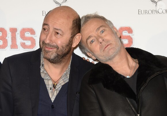 Kad Merad et Franck Dubosc - Avant-première du film "Bis" au cinéma Gaumont Capucines Opéra à Paris, le 10 février 2015.