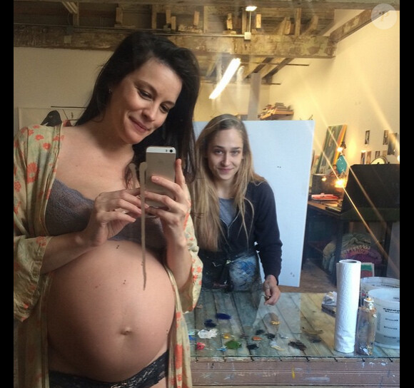 L'actrice américaine Liv Tyler qui a accouché d'un petit garçon le 11 février 2015 a ajouté une photo sur son compte Instagram le 10 janvier 2015.