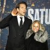Bradley Cooper et sa mère Gloria Cooper - Gala d'anniversaire des 40 ans de Saturday Night Live (SNL) à New York, le 15 février 2015.