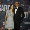 Jeff Goldblum et sa femme Emilie Livingston enceinte - Gala d'anniversaire des 40 ans de Saturday Night Live (SNL) à New York, le 15 février 2015.