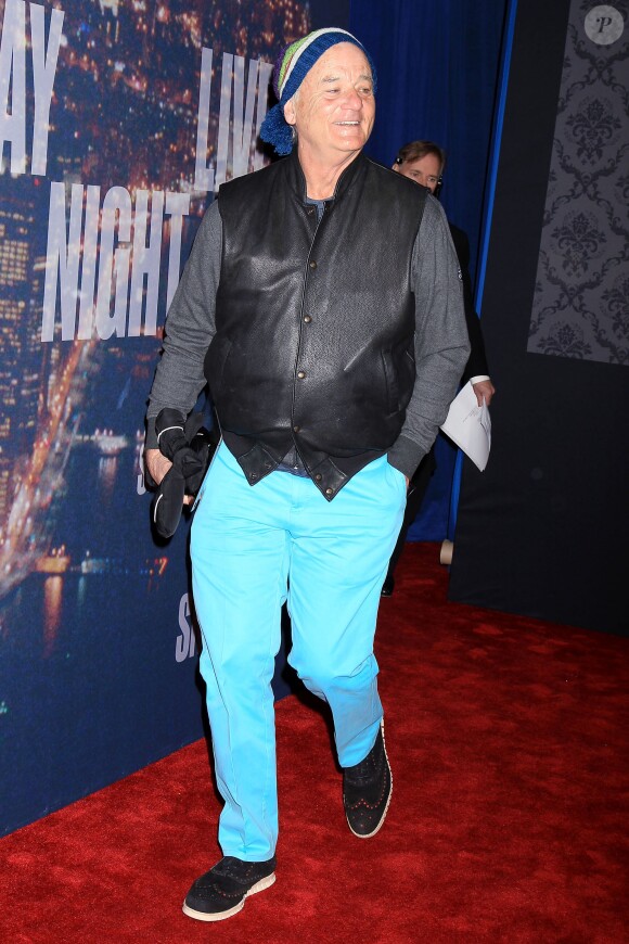 Bill Murray - Gala d'anniversaire des 40 ans de Saturday Night Live (SNL) à New York, le 15 février 2015.