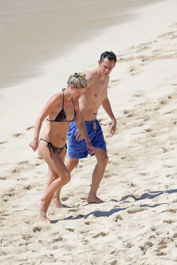 Exclusif - Nicky Hilton et son fiancé James Rothschild en vacances à Saint-Barthélemy pour le week-end de la Saint-Valentin, le 15 février 2015.