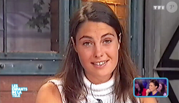 Alessandra Sublet jeune, dans Les enfants de la télé, le 13 février 2015 sur TF1.