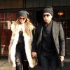 Chrissy Teigen et John Legend quittent l'hôtel The Bowery à New York. Le 17 février 2015.
