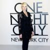 Ellen Barkin au defile de mode "Armani, One Night Only" au SuperPier a New York. Le 24 octobre 2013 