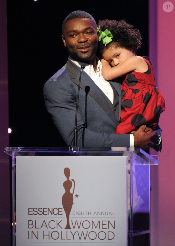 David Oyelowo et sa fille lors des 8es Essence Black Women organisées à Hollywood à l'hôtel Beverly Wilshire, le 19 février 2015. 