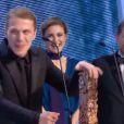 Kévin Azaïs obtient le César du meilleur second rôle pour Les Combattants - 20 février 2015. Il lui a été remis par Julie Gayet et Denis Podalydès