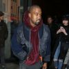 Kanye West - Arrivée des people au défilé de mode Jeremy Scott lors de la fashion week à New York, le 18 février 2015.  