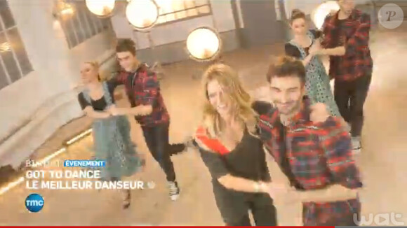 Sandrine Corman dans la bande annonce de Got To Dance, sur TMC courant 2015.