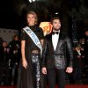 La belle Camille Cerf, Miss France 2015 et Kendji Girac - 16ème édition des NRJ Music Awards à Cannes, le 13/12/14